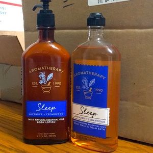 Lavender and Cedarwood Aromatherapy bath & lotion